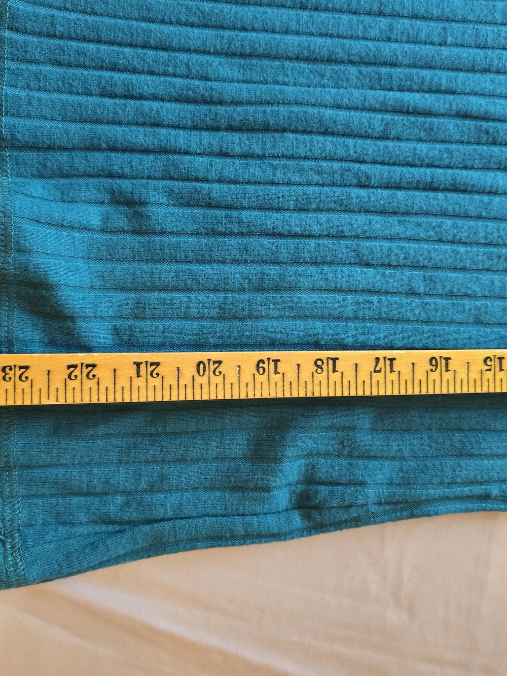 Michael Stars Dark Teal Ribbed Long-Sleeve Top - Picture 5 of 6